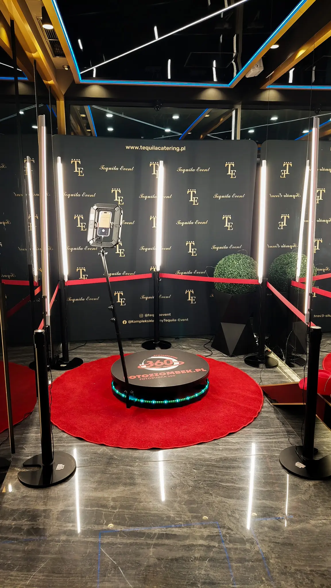 Fotobudka 360 na imprezie